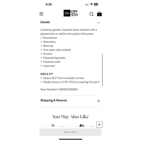 Vince Camuto Floral Blue Pink Fit and Flare Scuba Dress Midi Spring Size 10 - Picture 8 of 8